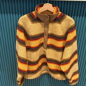 Faherty fireside fleece pullover NWT size L